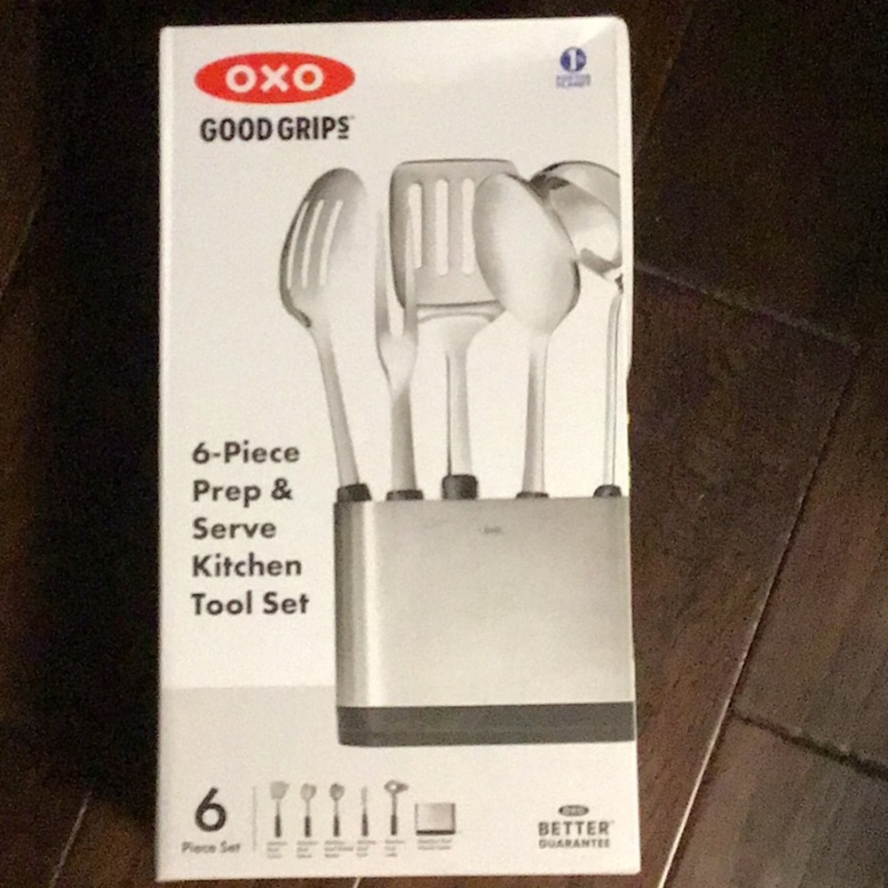 OXO Good Grips Stainless Steel Prep & Serve Kitchen Tool 6pc Set